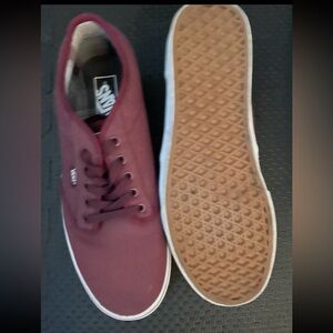 Vans Men's Deep Red Sneakers